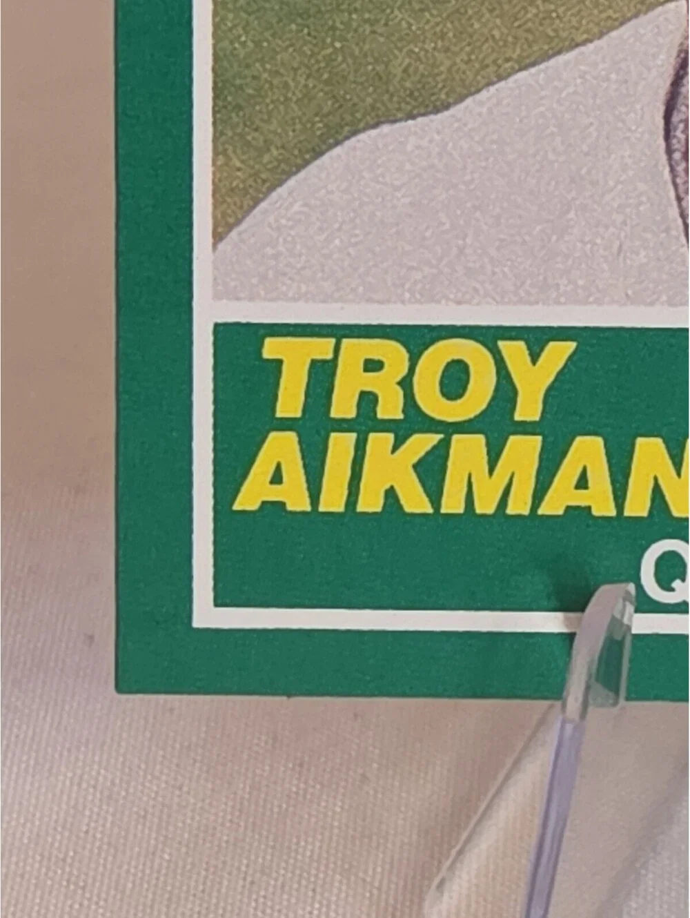 1989 Score - 1989 Rookie Troy Aikman #270 (RC) Mint Centered Cowboys HOF